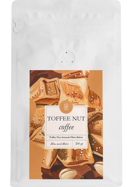 Mim And More Toffee Nut Coffee Toffee Nut Aromalı Kahve Çekirdek Kahve 200 gr