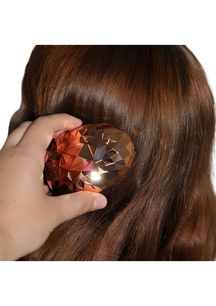 Rose Gold Saç Düzleştirici Tarak Geniş Aralıklı Her Saç Tipine Uygun Fırçalı Saç Düzleştirici fırsatları