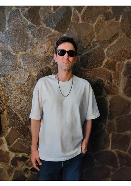 Beyaz Düz Basic T-Shirt