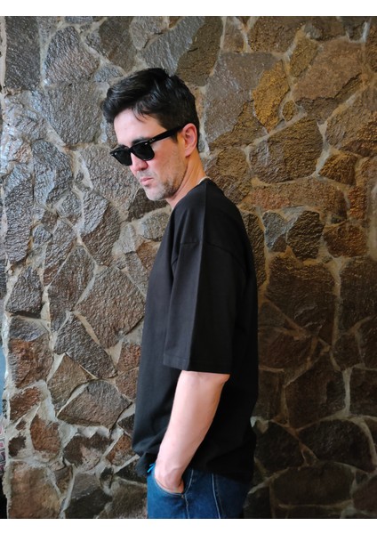 Siyah Düz Basic T-Shirt