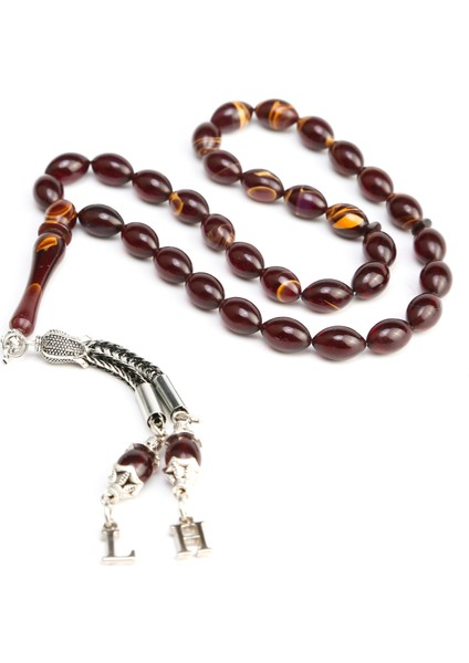 Özel Sıkma Kehribar Kadife Kutulu