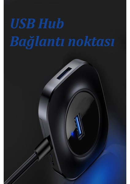 HUB06 Tak Çalıştır 4 Adet USB 2.0 Çıkışlı USB Çoklayıcıq