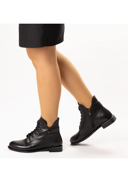 Twoeğoist Kadın Hakiki Deri Bilek Boy Kısa Topuk Tasarım Şık Bot fiyatları