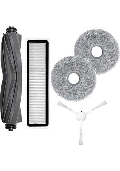 Dreame D10S Pro Beyaz Filtre Fırça Mop Yedek Set