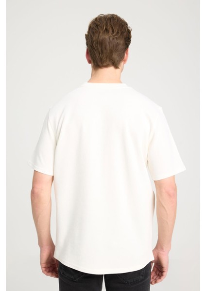 W241404104 Düz O Yaka T-Şhırt Ecru indirimleri