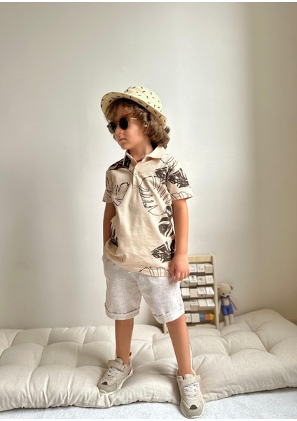 Yigit Butik Polo Yaka Şortlu Erkek Çocuk Takım