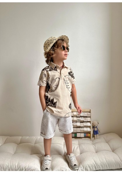Yigit Butik Polo Yaka Şortlu Erkek Çocuk Takım