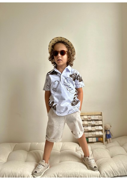 Yigit Butik Polo Yaka Şortlu Erkek Çocuk Takım