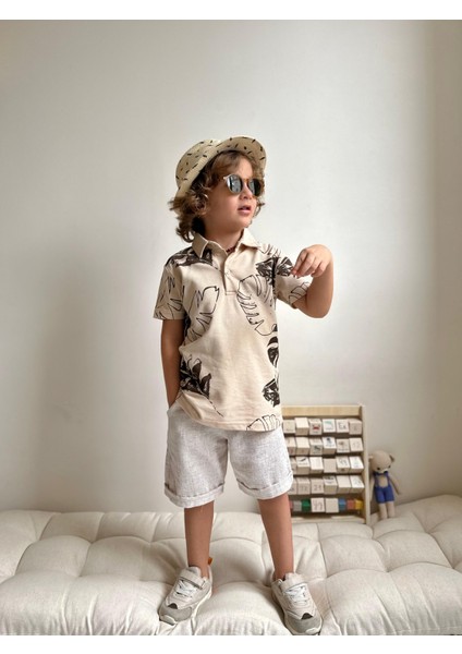 Yigit Butik Polo Yaka Şortlu Erkek Çocuk Takım modelleri