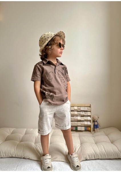 Yigit Butik Polo Yaka Şortlu Erkek Çocuk Takım
