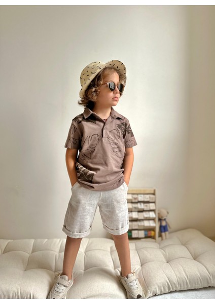 Yigit Butik Polo Yaka Şortlu Erkek Çocuk Takım