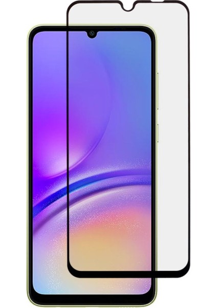 Samsung Galaxy A05S Çerçeveli Tam Kaplayan Temperli Ekran Koruyucu - FC003