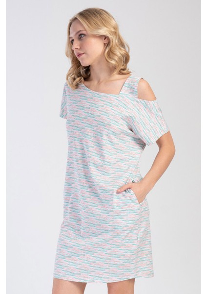 Kadın Düşük Tek Omuzlu Gecelik , 401052