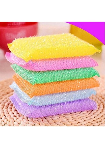 50 Adet Paslanmaz Telli Renkli Bulaşık Süngeri Power Master Magic Shine fiyatları