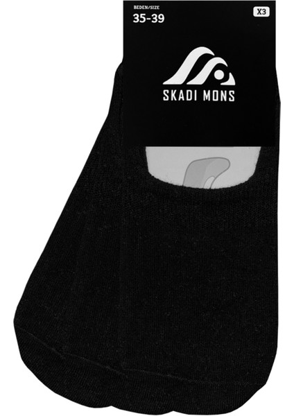 Invisible 3 Pack Unisex Siyah Çorap fiyatları