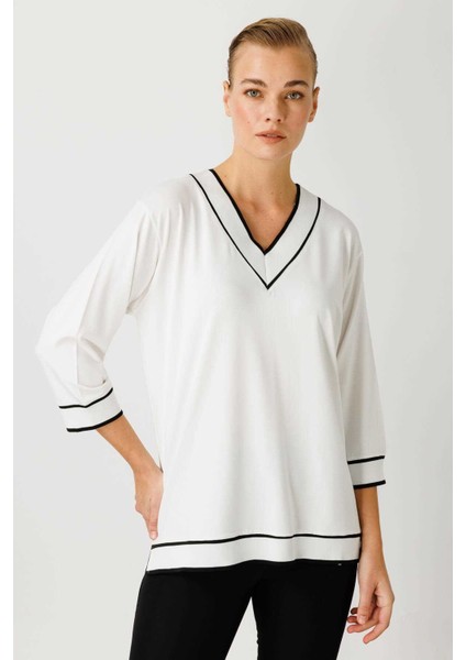 Ribana Kombinli Penye Bluz indirimleri