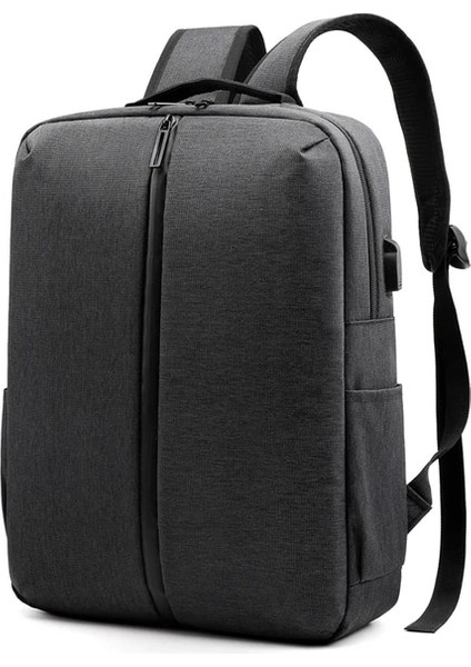 Koyu Gri 31X13X41CM Yeni Erkek Iş Sırt Çantası Kentsel Taşınabilir Gri Naylon Çanta Dizüstü Bilgisayar 13.3 Inç Çok Fonksiyonlu Tasarımcı Yaz Adam Sırt Çantası (Yurt Dışından)
