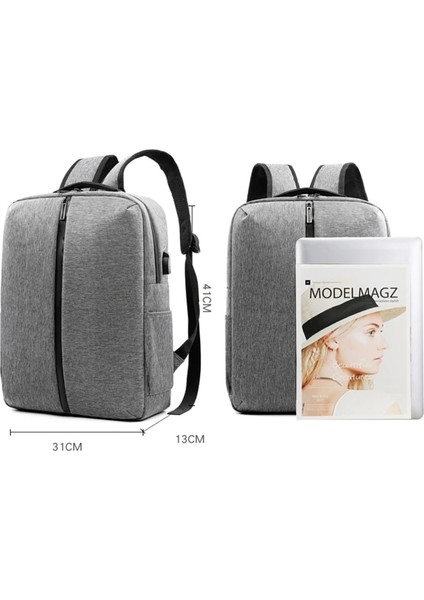 Koyu Gri 31X13X41CM Yeni Erkek Iş Sırt Çantası Kentsel Taşınabilir Gri Naylon Çanta Dizüstü Bilgisayar 13.3 Inç Çok Fonksiyonlu Tasarımcı Yaz Adam Sırt Çantası (Yurt Dışından) indirimleri