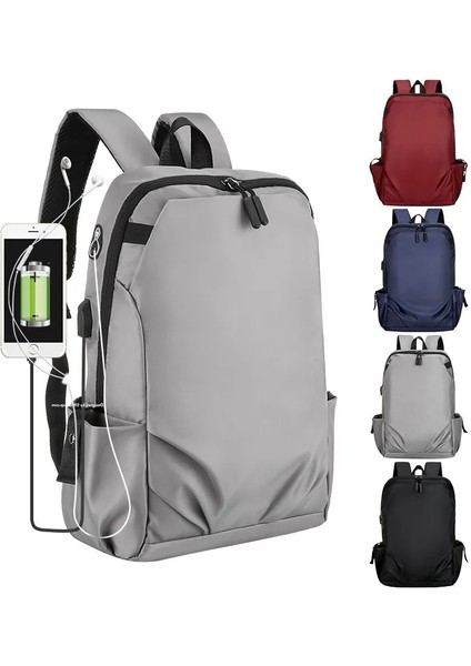 Gri F671 Futbol Klasik Eylemler Desen Baskılı Kadın Unisex Sırt Çantası Erkekler Su Geçirmez Dizüstü Iş Bilgisayarı Dizüstü Sırt Çantaları USB (Yurt Dışından) fiyatları