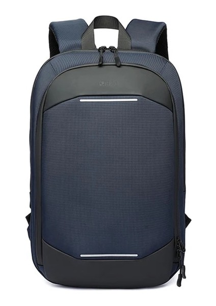 Yeni Mavi 15 Inç Andralyn Ince Bilgisayar Sırt Çantası Yüksek Kaliteli Erkek Basit Iş Sırt Çantası Hafif Eğlence Genişletebilir Okul Çantası (Yurt Dışından)