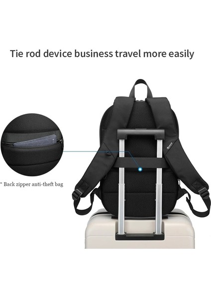 Yeni Mavi 15 Inç Andralyn Ince Bilgisayar Sırt Çantası Yüksek Kaliteli Erkek Basit Iş Sırt Çantası Hafif Eğlence Genişletebilir Okul Çantası (Yurt Dışından) modelleri