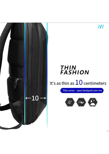 Yeni Mavi 15 Inç Andralyn Ince Bilgisayar Sırt Çantası Yüksek Kaliteli Erkek Basit Iş Sırt Çantası Hafif Eğlence Genişletebilir Okul Çantası (Yurt Dışından) indirimleri