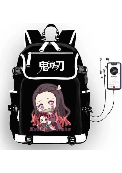 Stil 06 Demon Slayer Cosplay Sırt Çantası Öğrenci Okul Omuz Çantası Iş Çok Fonksiyonlu Büyük Kapasiteli Bilgisayar Çantası Seyahat Sırt Çantası (Yurt Dışından) fırsatları