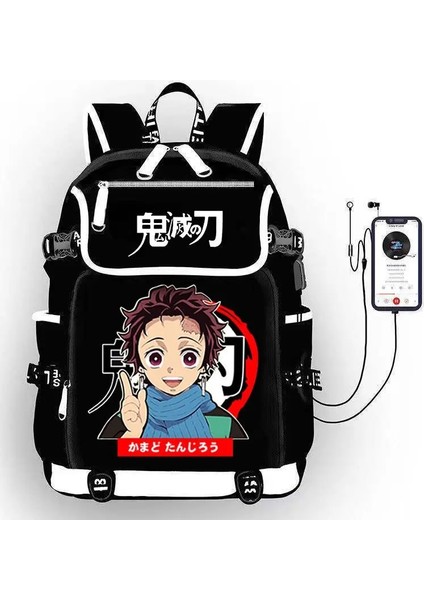 Stil 06 Demon Slayer Cosplay Sırt Çantası Öğrenci Okul Omuz Çantası Iş Çok Fonksiyonlu Büyük Kapasiteli Bilgisayar Çantası Seyahat Sırt Çantası (Yurt Dışından) indirimleri
