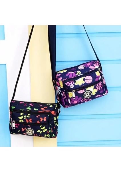 Altın Krizantem 2023 Rahat Tasarımcı Kadın Omuz Çantası Naylon Kadın Çanta Omuz Çantası Su Geçirmez Kız Haberci Çanta Crossbody Kadınlar Küçük (Yurt Dışından) modelleri