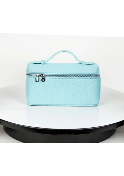 L-S-Sky Blue 2023 Lüks Marka Tasarım Sıcak Ins Çanta Kadın Moda Lüks Bayan Hobo Bez Çantalar (Yurt Dışından)