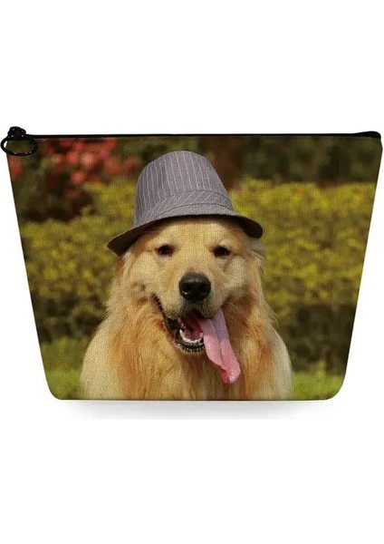 SN5156 Köpek Çantası Hediye Makyaj Organizatör Seyahat Tuvalet Çantaları Taşınabilir Rahat Alman Çoban Boston Terrier Bulldog Husky Köpek Kadın Kozmetik Çantası (Yurt Dışından)