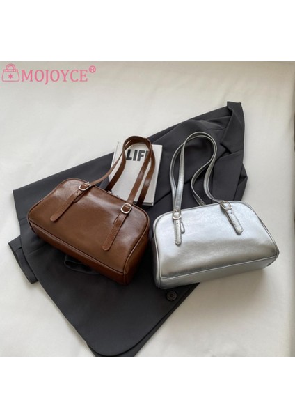 Kahverengi Kadın Omuz Çantası Düz Renk Moda Çanta Ayarlanabilir Askı ile Crossbody Çanta Koltukaltı Çanta Iş Alışveriş Seyahat Için (Yurt Dışından) fırsatları
