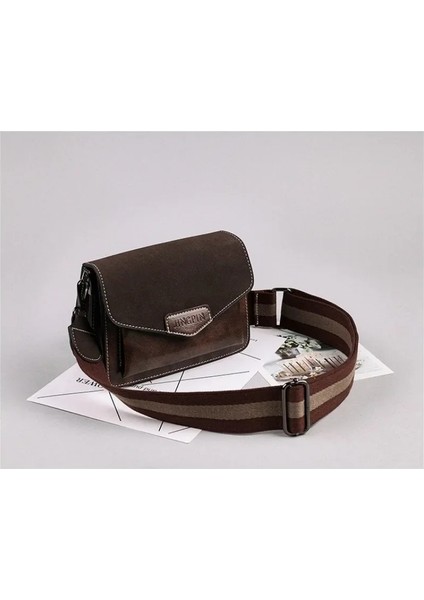 Siyah Netizens Yeni Moda Çok Yönlü Crossbody Çanta Kore Versiyonu Vintage Geniş Omuz Askısı El Tek Omuz Küçük Kare Çanta (Yurt Dışından) indirimleri