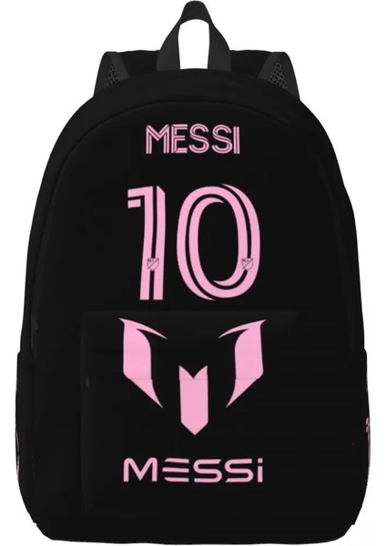 12 M Futbol Messis Sırt Çantası Cep Öğrenci Iş Futbol Erkekler Kadınlar Için 10 Messied Sırt Çantası Kolej Omuz Çantası (Yurt Dışından)