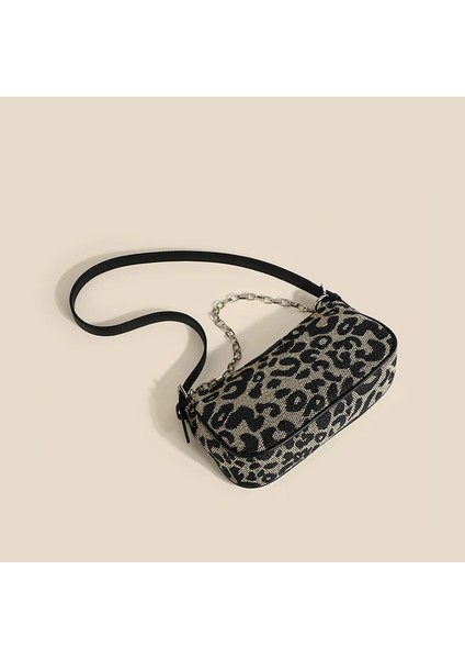 Çita Siyah Omuz Çantaları Leopar Çita Baskı Kadınlar Için 2023 Yeni Lüks Zincirler ile Crossbody Küçük Moda Siyah Bayanlar Debriyaj Çanta (Yurt Dışından) indirimleri
