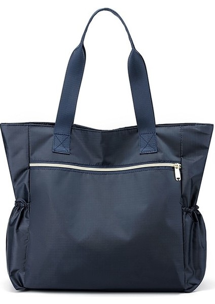 Bu1 Bir Boyut Tote Çanta Kadın Büyük Hafif Naylon Omuz Çantaları ve Seyahat Çalışma Çantası Leopar Tote Çanta Сумка Женская Dropshiping (Yurt Dışından)