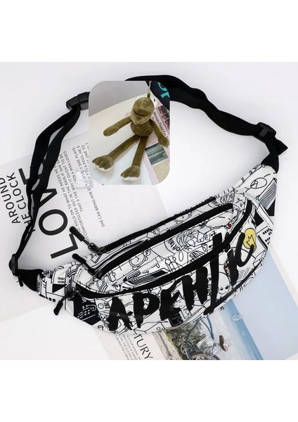 Pg Kentsel Graffiti Japon Spor Omuz Göğüs Çantası Erkek Süper Sacoche Homme Çanta Erkekler Için Crossbody Çanta Yan Çanta Motosiklet Bel Sling Kanvas (Yurt Dışından)