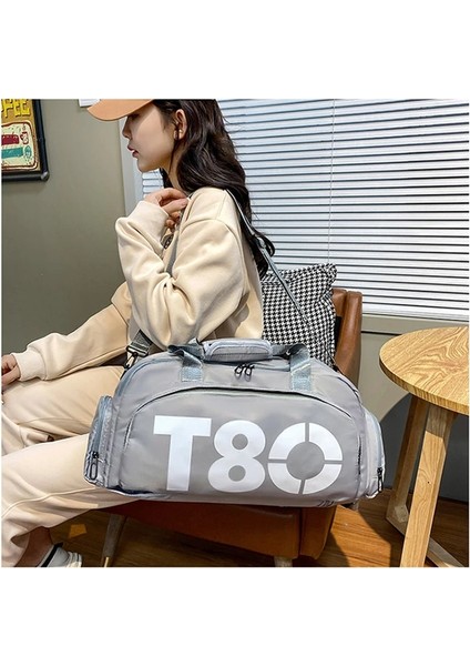 Mor Kadın Çanta T80 Spor Salonu Spor Sırt Çantası Adam El Çantası Spor Seyahat Tote Ayakkabı Omuz Duffle Crossbody Taşınabilir Boston Çanta (Yurt Dışından) indirimleri