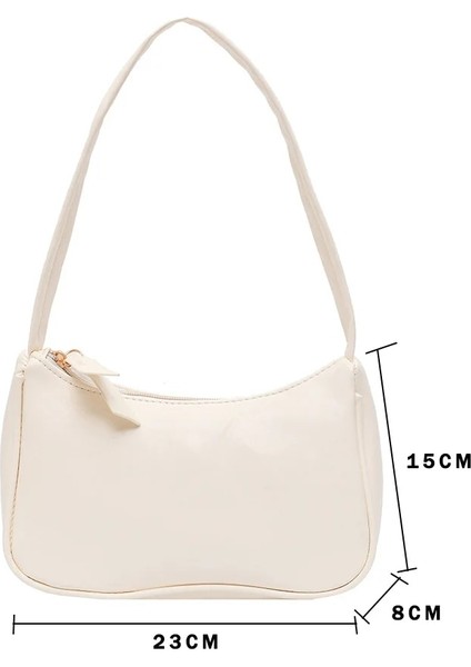 Beyaz Yeni Trendy Vintage Kadın Çanta Kadın Küçük Subaxillary Çanta Rahat Retro Mini Omuz Çantası Retro Tote Çanta Kadınlar Için (Yurt Dışından) fırsatları