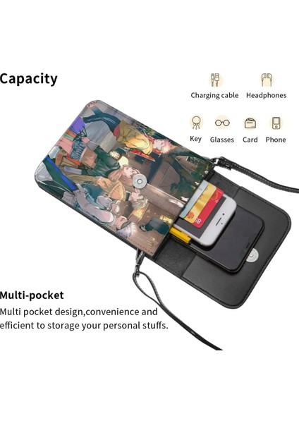 Stil 3 Bir Boyut Gojo Yuji Itadori Megumi Fushiguro Nobara Omuz Çantası Jujutsu Kaisen Alışveriş Eğlenceli Seyahat Kadın Cep Telefonu Çantası Hediyeler Retro Çanta (Yurt Dışından) indirimleri