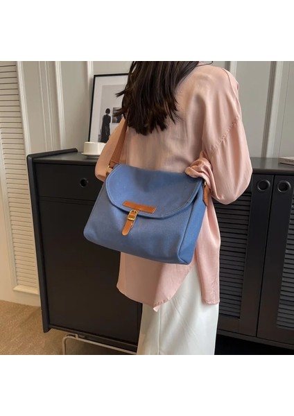 Yeşil 2023 Sıcak Moda Kanvas Kadın Crossbody Çanta Yeni Rahat Modern Trend Düz Renk Omuz Çantası Tasarımcısı Klasik Bayan Çanta. (Yurt Dışından) fırsatları