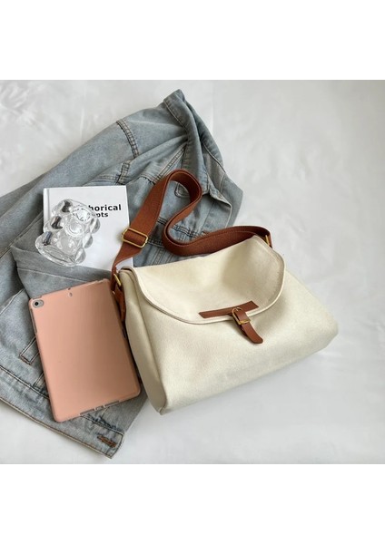 Yeşil 2023 Sıcak Moda Kanvas Kadın Crossbody Çanta Yeni Rahat Modern Trend Düz Renk Omuz Çantası Tasarımcısı Klasik Bayan Çanta. (Yurt Dışından) indirimleri