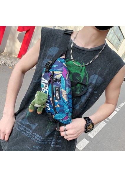 Pg Kırmızı Yapraklar Japon Spor Omuz Göğüs Çantası Erkek Süper Sacoche Homme Çanta Erkekler Için Crossbody Çanta Yan Çanta Motosiklet Bel Sling Kanvas (Yurt Dışından) indirimleri