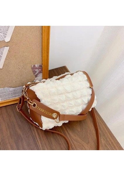 Bej 22X13X11CM 2021 Yeni Boston Omuz Çantası Benzersiz Tasarım Moda Crossbobdy Çanta Kadınlar Için Zarif Çanta Bayanlar Küçük Tote (Yurt Dışından) modelleri