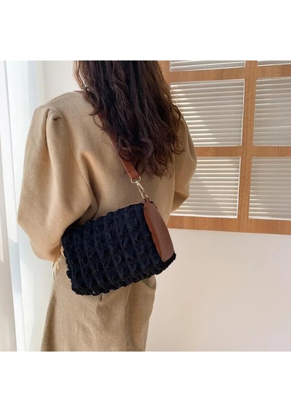 Bej 22X13X11CM 2021 Yeni Boston Omuz Çantası Benzersiz Tasarım Moda Crossbobdy Çanta Kadınlar Için Zarif Çanta Bayanlar Küçük Tote (Yurt Dışından) indirimleri