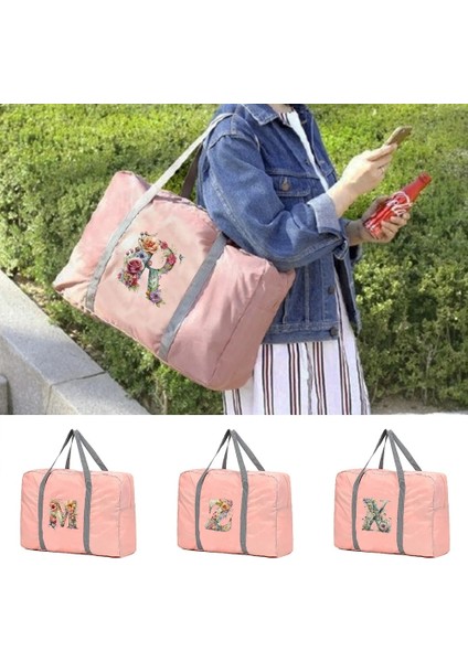 5floral C Harfi Bagaj Seyahat Çantaları Boston Çanta Organizatörleri Büyük Kapasiteli Hafta Sonu Çantası Çiçek Serisi Katlanabilir Giysi Saklama 2024 Moda (Yurt Dışından) indirimleri