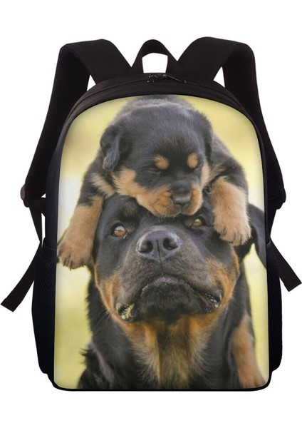 HBCS000054Z87 15 Inç Hycool Bulldog Husky Köpek Alman Çoban Boston Terrier Baskı Sırt Çantası Çocuklar Genç Bookbag Okul Çantası Çocuk Bolsas (Yurt Dışından) fiyatları