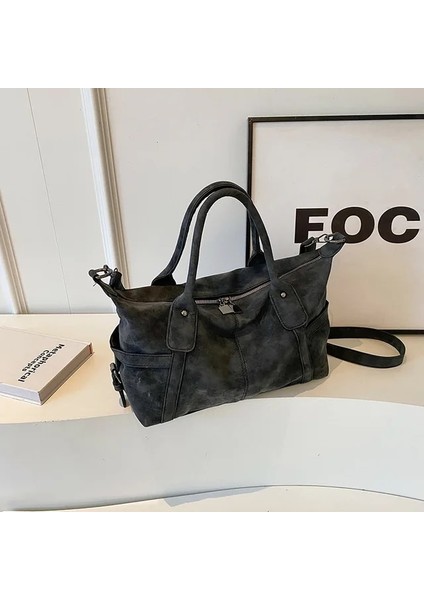 Gri Lüks Tasarımcı Çanta Kadın Cüzdan Rahat Moda Boston Çanta Dizel Çanta 2023 Moda Trendi Dalga Crossbody Çanta Promosyon (Yurt Dışından)