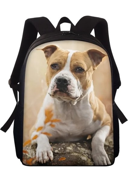 HBCS000030Z87 15 Inç Hycool Bulldog Husky Köpek Alman Çoban Boston Terrier Baskı Okul Sırt Çantası Erkek Kız Çocuk Çocuklar Için Sırt Paketleri Çanta (Yurt Dışından)