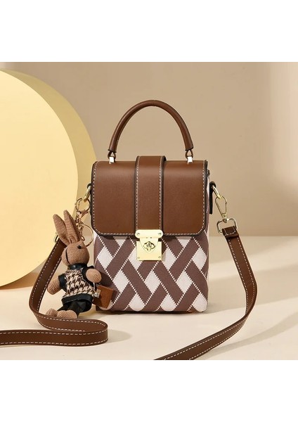 Fotoğraf Rengi 14X8X18CM Yeni Kadın Telefonu Çantası 2023 Yeni Küçük Alışveriş Çantaları Bayan Küçük Crossbody Çanta Kadın Damalı Küçük Kare Çanta (Yurt Dışından) fiyatları